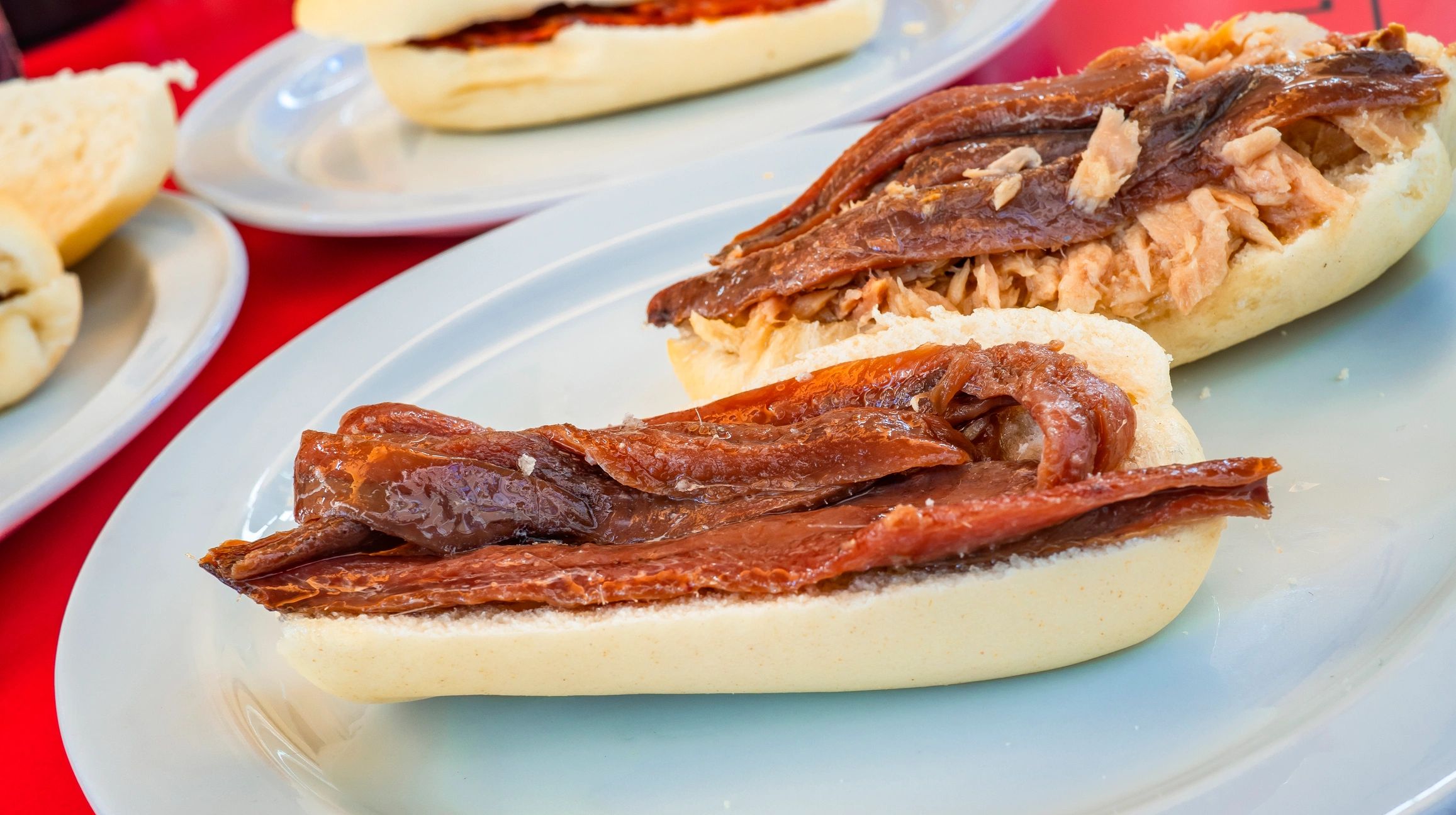 Premium Spanish anchovy tapa