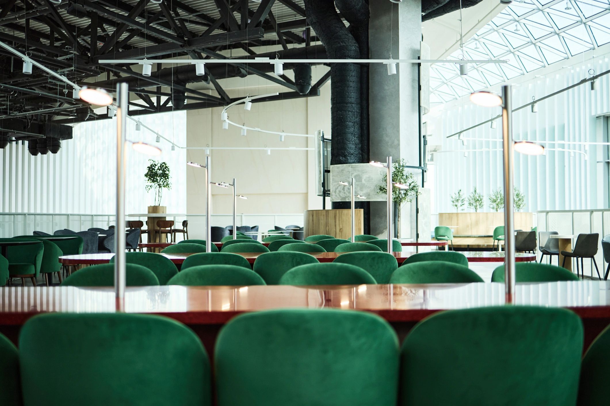 Elegant interior suited to intimate private celebrations